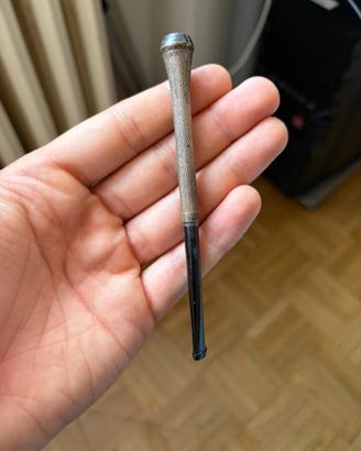 Bocchino Vintage in argento 925 zigrinato