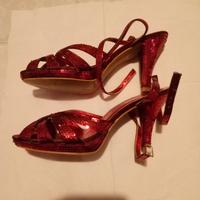 sandali rossi 39 stile Dorothy mago di Oz