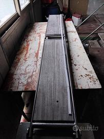 Passarella inox pieghevole