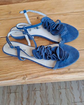 sandali da donna in pelle 