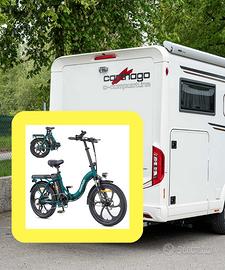 bicicletta elettrica bicicletta pieghevole camper