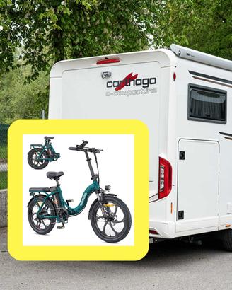 bicicletta elettrica bicicletta pieghevole camper