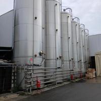 Silos in acciaio inox da 50 mc l'uni