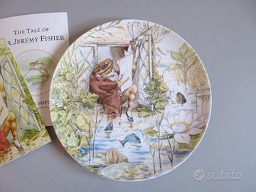 Piatto Rana Beatrix Potter. Porcellana Wedgwood.