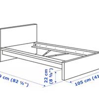 Letto Malm Ikea singolo