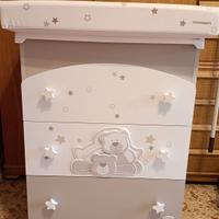 Bagnetto cassettiera fasciatoio dolcestella