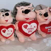 Ricci peluche san valentino cuore ti amo