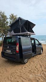 FIAT SCUDO COMPLETO TENDA TETTO PORTABICI E BICI