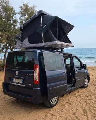 FIAT SCUDO COMPLETO TENDA TETTO PORTABICI E BICI