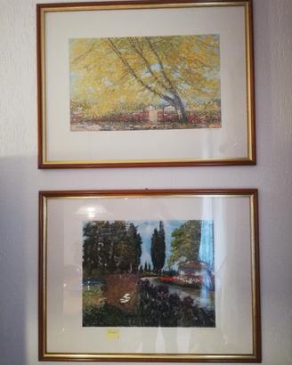 2 quadri acqueforti Michele Cascella