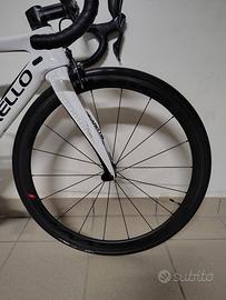 Ruote pattino carbonio Miche SWR carbon rim brake