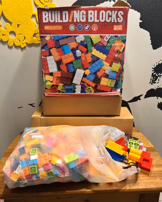 Lego costruzioni set come da foto 1,5 kg di pezzi
