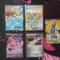 Lotto carte rare pokemon