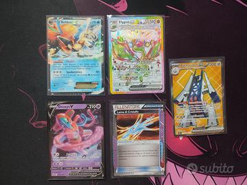 Lotto carte rare pokemon