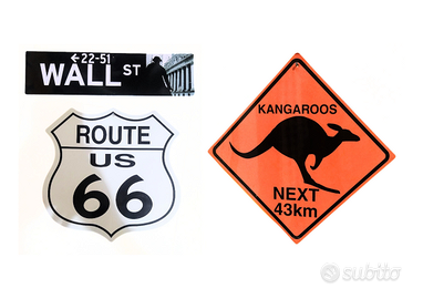 Cartelli stradali da collezione