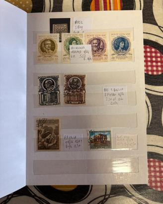 Album raccolta francobolli Stato Vaticano