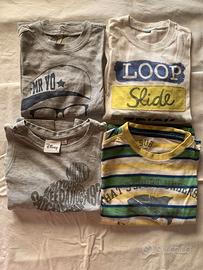 Set magliette bambino 3-4 anni circa