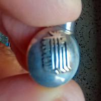 pendente in argento apribile