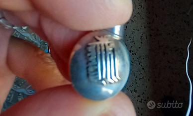 pendente in argento apribile