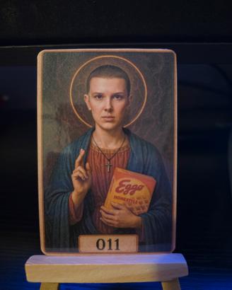 Santino artistico Stranger Things 011 Eleven