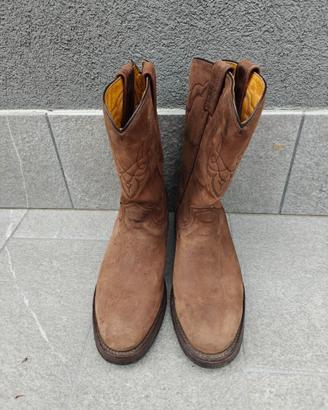 Stivali monta western usati pochissimo numero 42