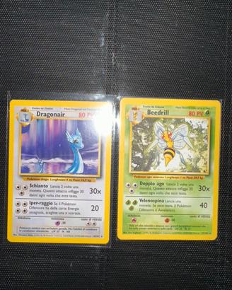 Lotto carte Pokémon regular set base