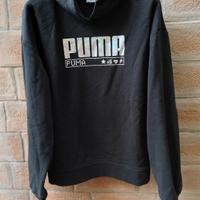 Felpa Puma con scritta argento XL mai usata NUOVA