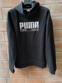 Felpa Puma con scritta argento XL mai usata NUOVA