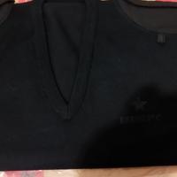 Pullover nero maglione esercito nuovo tipo