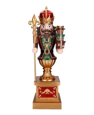 statua busto schiaccianoci Natale gigante