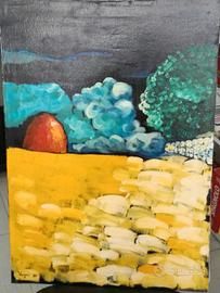 Dipinto ad olio su tela dim. 50x70 cm