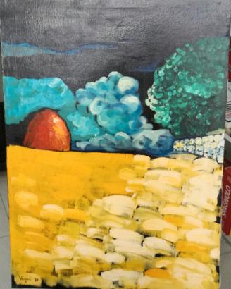 Dipinto ad olio su tela dim. 50x70 cm