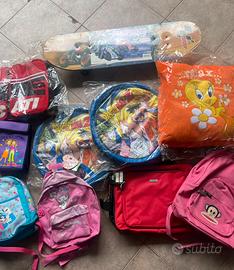 Zainetti nuovi piu un snowboard