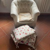Poltrona Vintage da rivestire
