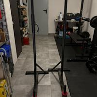 Supporti per bilanciere + panca piana