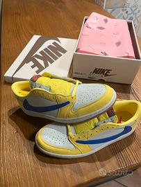 Nike Air Jordan 1 Low Travis Scott Canary