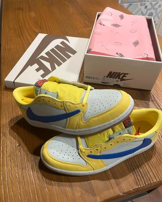 Nike Air Jordan 1 Low Travis Scott Canary