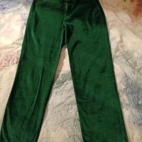 pantaloni verde acceso