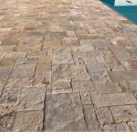 Basoli in pietra di recupero selezionati