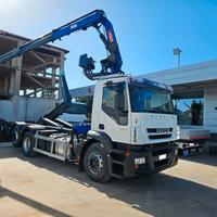 Iveco stralis 450 euro 5 gru e scarrabile 2010