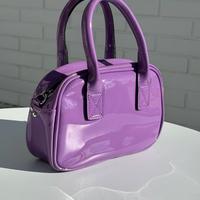 Borsetta viola lucida Stradivarius💜