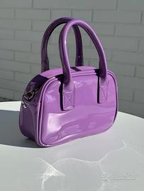 Borsetta viola lucida Stradivarius💜