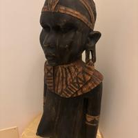 STATUA IN LEGNO DI EBANO