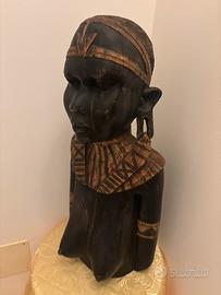 STATUA IN LEGNO DI EBANO