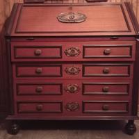 Mobe a ribalta con cassettiera stile Luigi XV