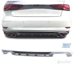 DIFFUSORE PER AUDI A3 8V 16-20 LOOK S3