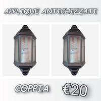 Applique antichizzati coppia 