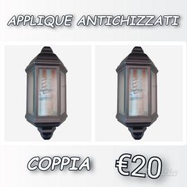 Applique antichizzati coppia 