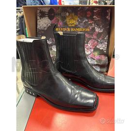 STIVALETTI D MELVIN&HAMILTO NERI BORCHIETTE