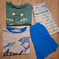 set di nr. 2 pigiami estivi bambino Ovs e Mawi 